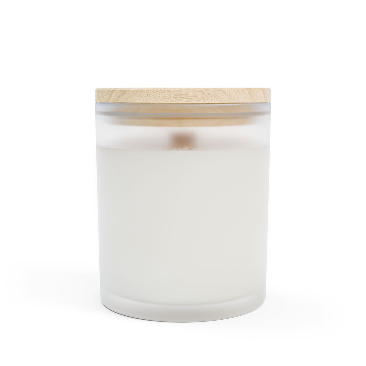 Sovereign Rose Frosted Glass Candle – 11oz Luxurious Floral Scented Candle