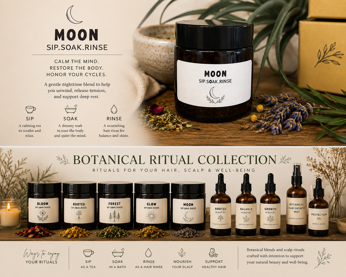 Moon – Sip • Soak • Rinse Botanical Tea