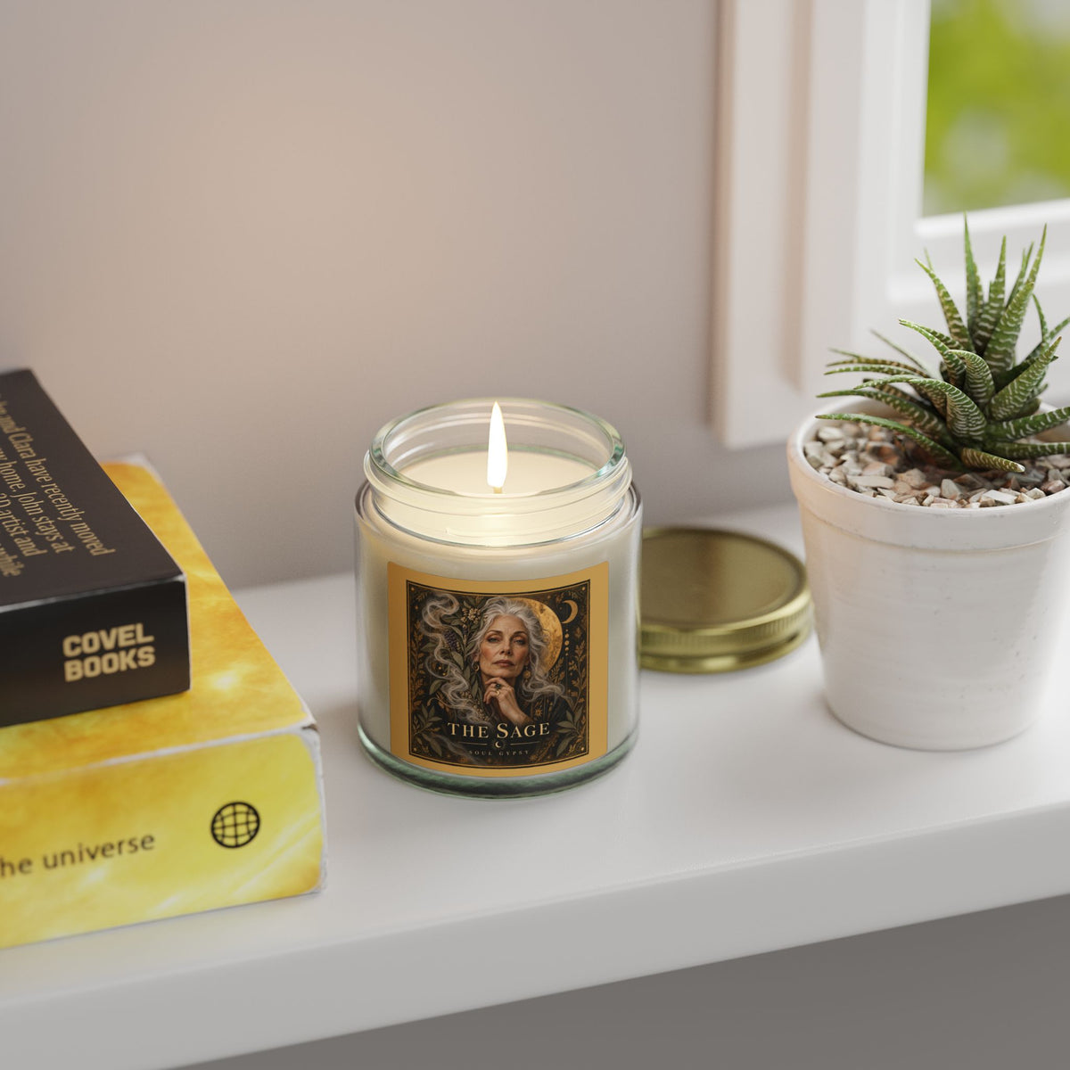 Coconut Apricot Scented Candle — "The Sovereign" (4oz & 9oz)