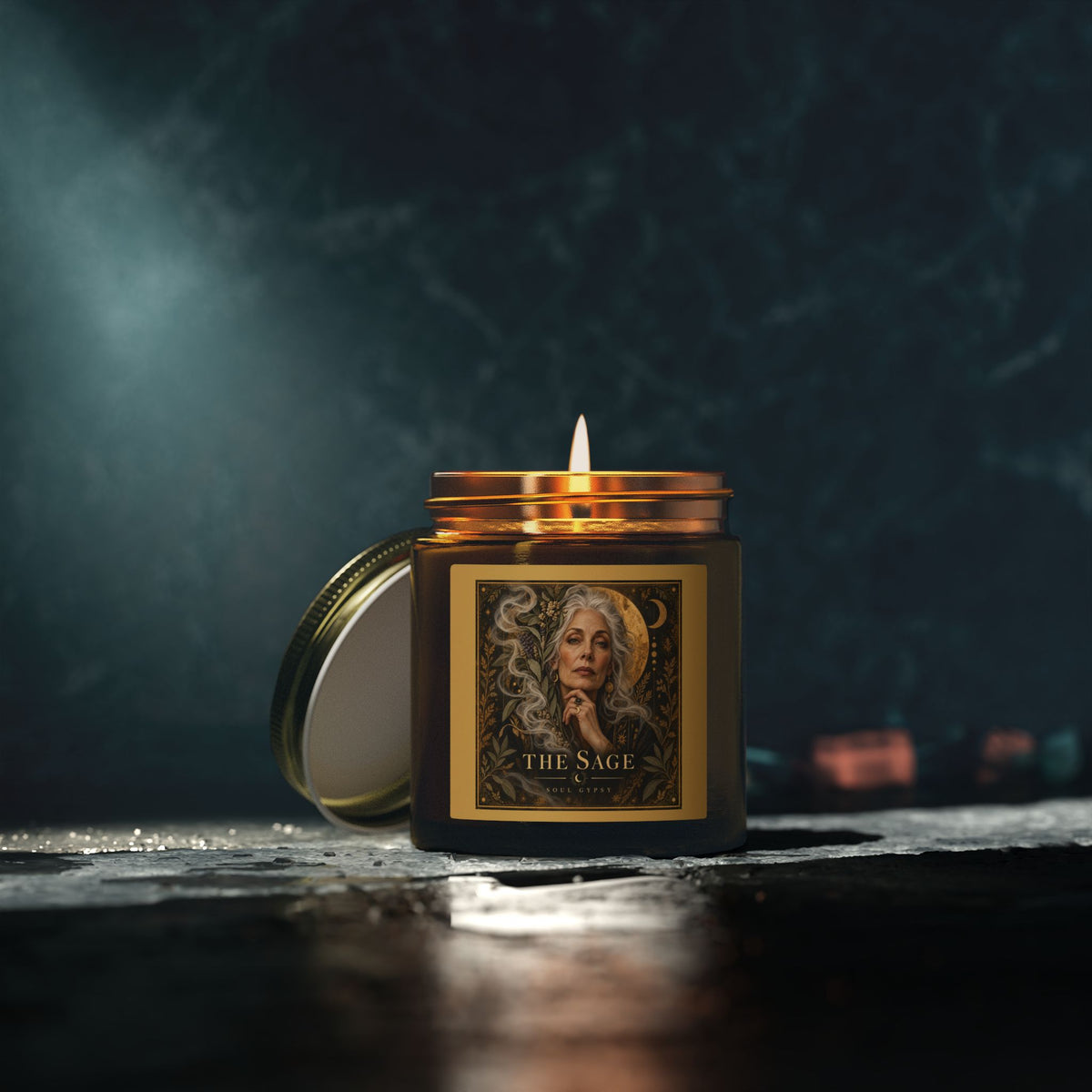 Coconut Apricot Scented Candle — "The Sovereign" (4oz & 9oz)