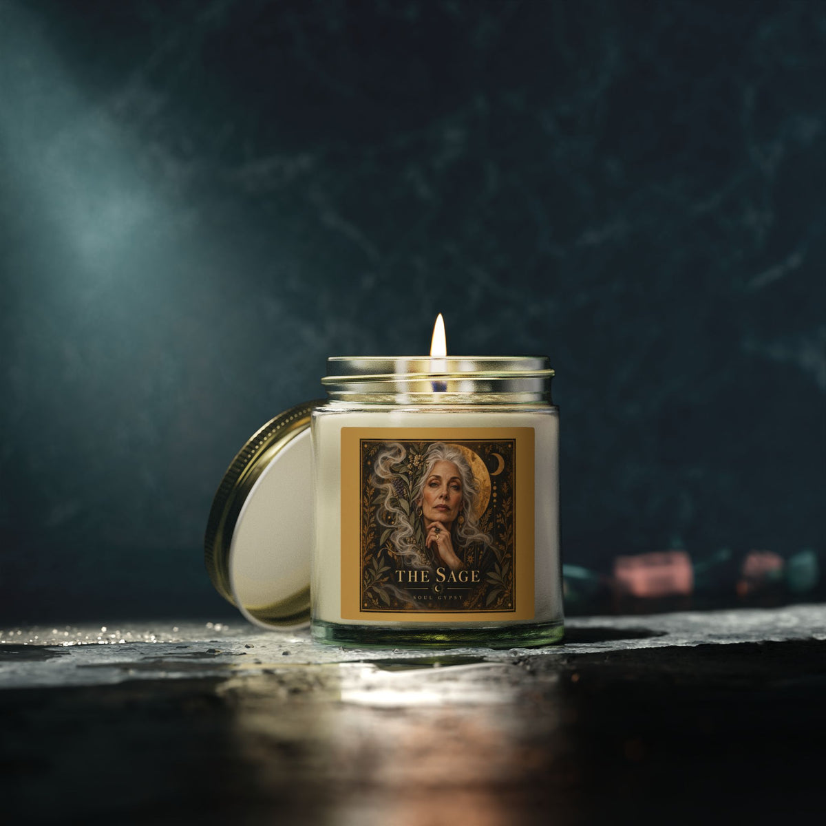Coconut Apricot Scented Candle — "The Sovereign" (4oz & 9oz)