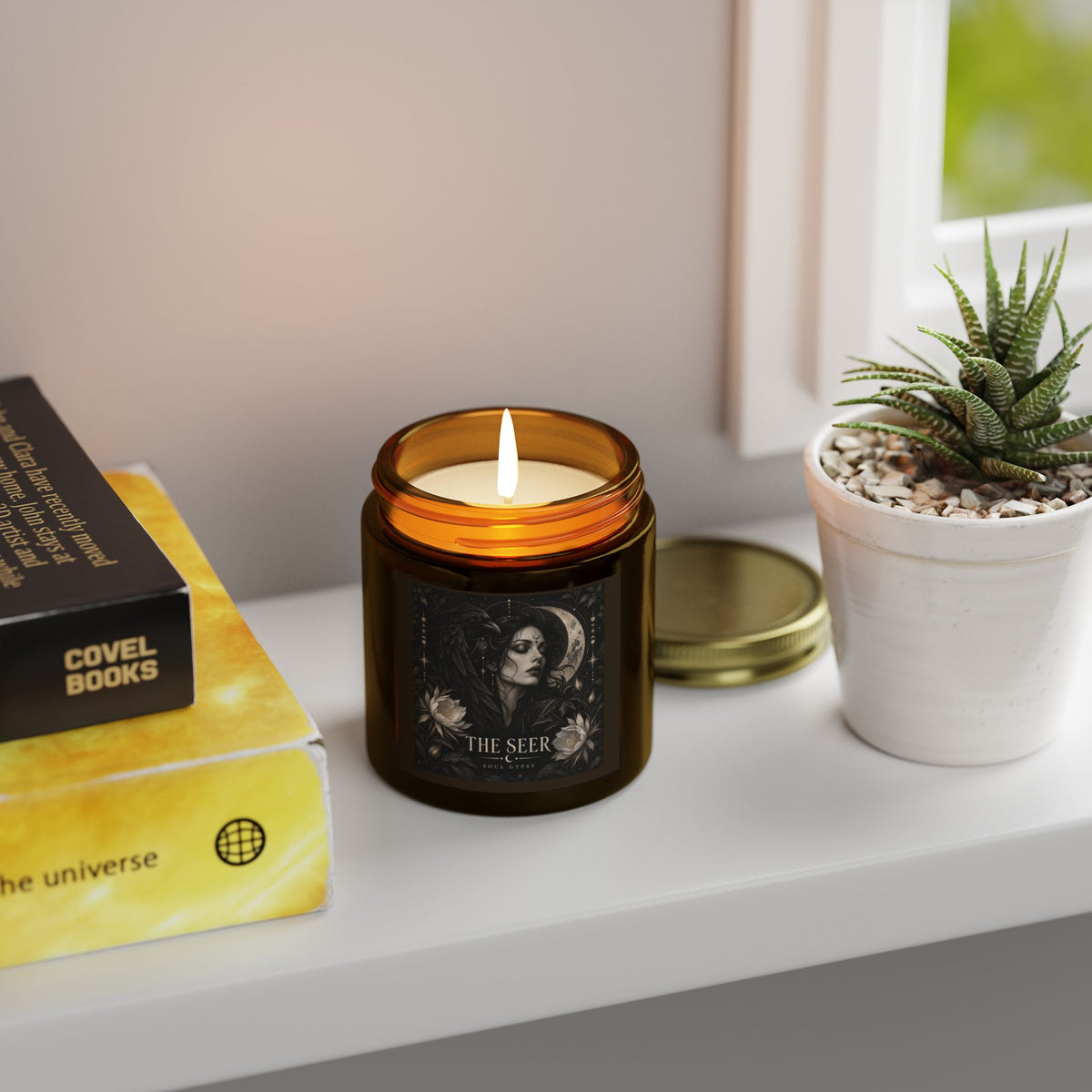 The Seer Scented Candle — Coconut Apricot Wax (4oz/9oz)