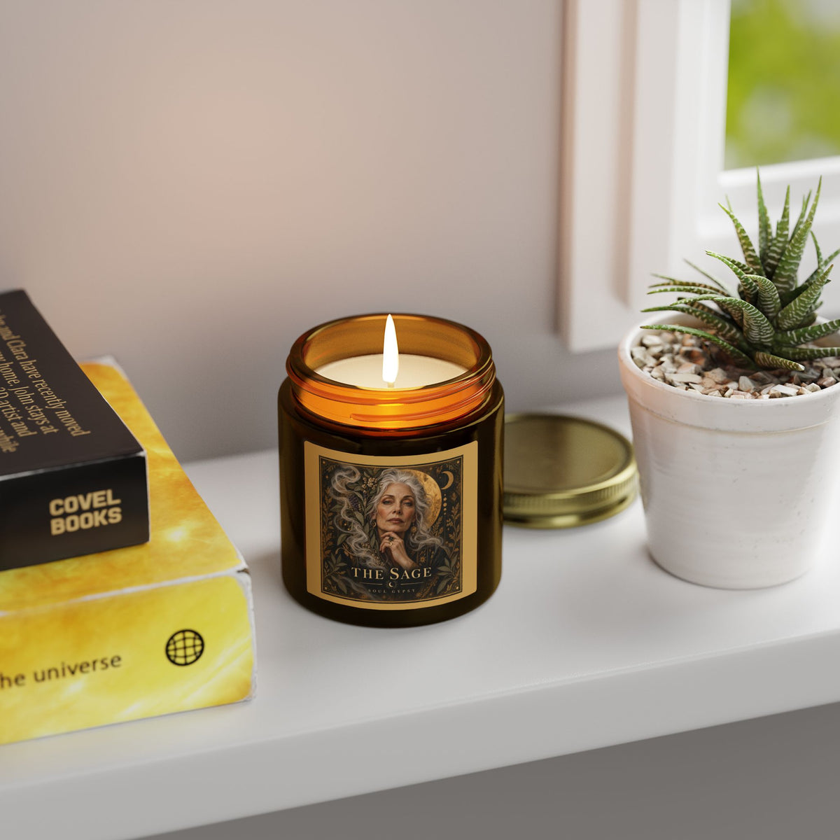 Coconut Apricot Scented Candle — "The Sovereign" (4oz & 9oz)