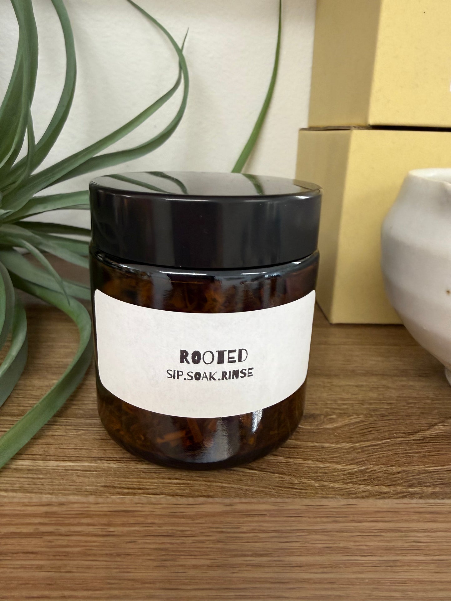 Rooted Ritual Tea Sip.Soak. Rinse