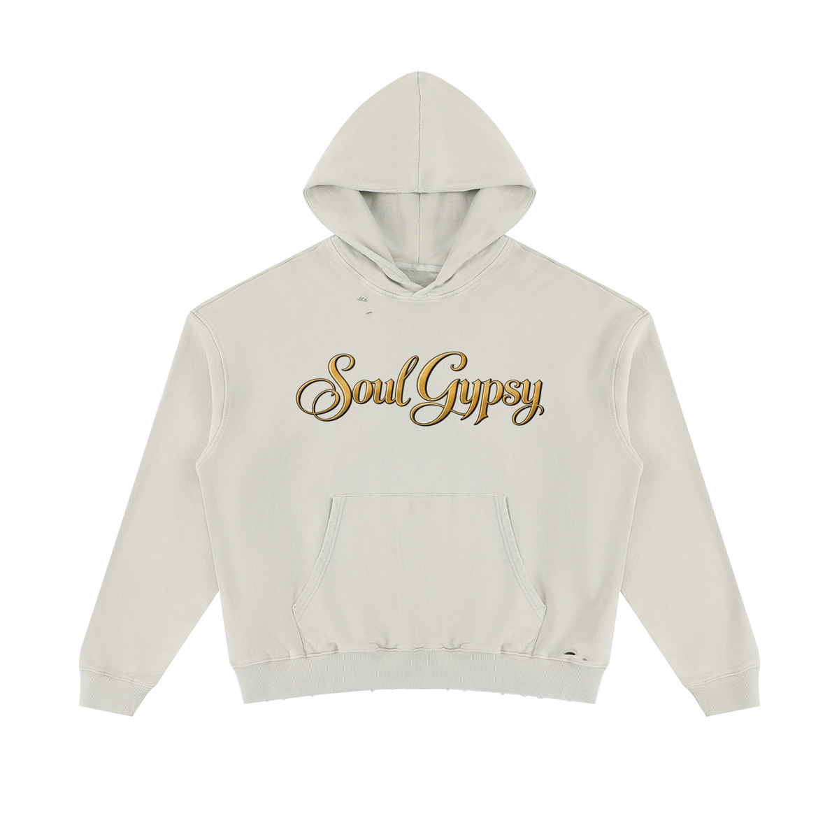 Soul Gypsy City Muse Mineral-Wash Distressed Hoodie
